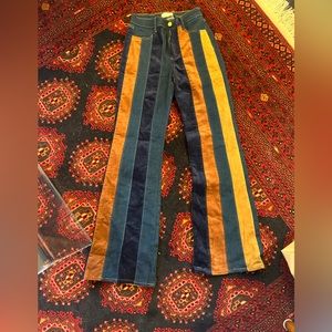 Altar’d State Faux Suede Flare Jeans, size 26